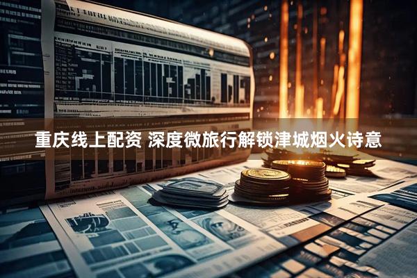 重庆线上配资 深度微旅行解锁津城烟火诗意